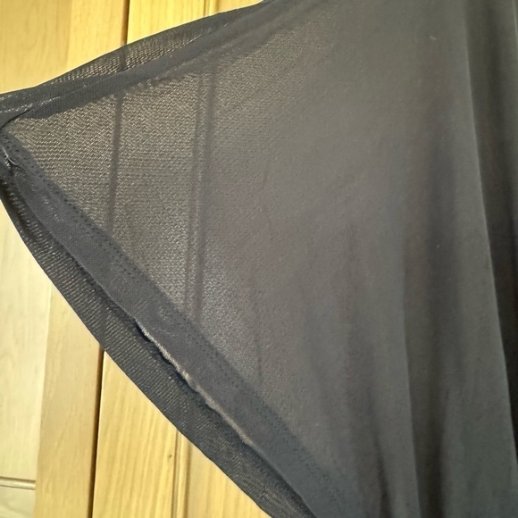 Torrid Sheer Black V-Neck Elastic Waist Dress/Cover Up - size 1 - Picture 4 of 11